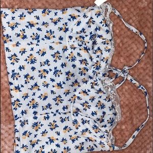 Floral crop top
